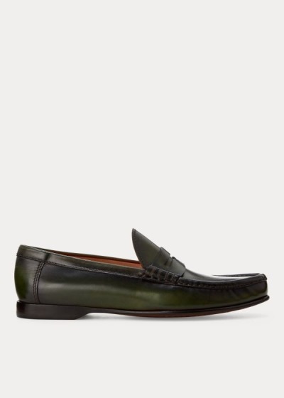 Ralph Lauren Chalmers Calfskin Penny Loafers Herre Danmark (WZXMJ8925)